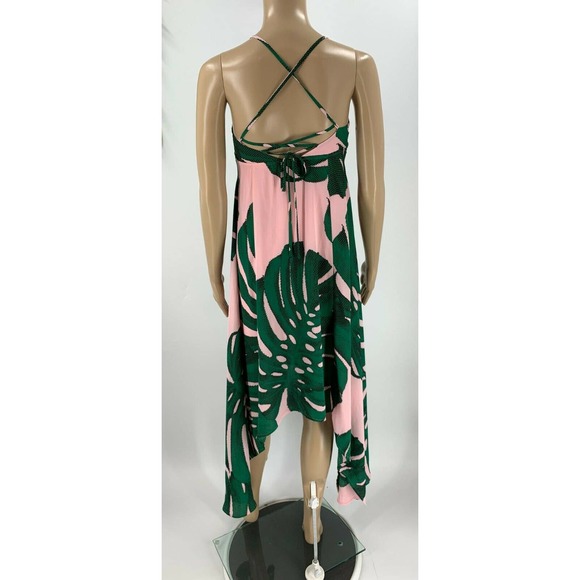 Express Womens Palm Leaf Maxi Dress Size 0 - Picture 6 of 9